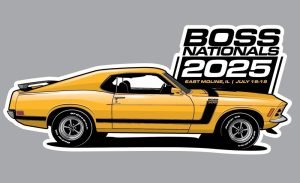Boss Nationals 2025 logo East Moline IL July 17-19 2025